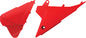 Polisport Plastics Beta Air Box Cover in red, body part for motorcycle, with vented design and brand logo visible.