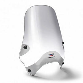 National Cycle Street Screen 1.25-inch clear windscreen, quickset mount for motorcycles, providing aerodynamic protection.
