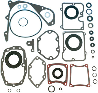 James Gasket transmission gasket kit for 5-speed vehicles, includes seals and gaskets without oil pan, part number 33031-85.