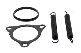 Pair of Vertex exhaust gasket seals, high-quality gaskets for engine performance and sealing in motorcycle or vehicle exhaust systems.