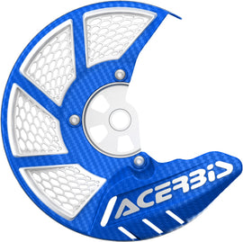 Acerbis X-Brake Vented blue motorcycle brake disc, vented design with blue finish, for enhanced stopping power and style.