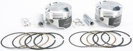 Wiseco V-Twin piston kit for 1340 Evo Big Twin motorcycle with 10:1 compression, includes pistons and components.