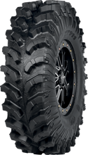 Load image into Gallery viewer, Two ITP Tire MT911 28x10-14 off-road tires with rugged tread pattern, suitable for all-terrain vehicles.