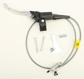 Magura Hydraulic Clutch Assembly Gen II with levers, showing detailed close-up of the clutch components and hydraulic system.