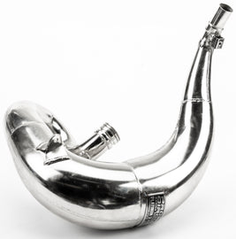 Pro Circuit Platinum 2 exhaust pipe for motorcycles, showing the sleek metallic finish and branding details.