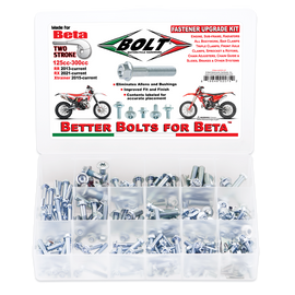 BOLT BOLT Pro-Pack Beta 2-pack fasteners for RR, RX, Xtrainer bikes, hardware fittings, shown in the product image.