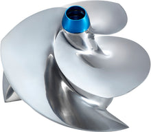 Load image into Gallery viewer, Solas Concord Impeller drive type, marine boat part, showing the black plastic impeller with blades for water circulation.