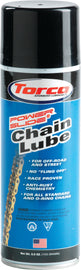 Torco Power Slide Chain Lube 5.5oz bottle, bicycle chain lubricant with a nozzle for easy application, in a clear plastic container.