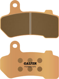 GALFER HH Sintered Brake Pads for front and rear motorcycles, durable brake pads with metal sintered material.