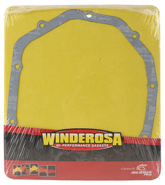 Vertex clutch cover gasket for Suzuki, showing the black rubber seal with textured surface and precise shape for engine sealing