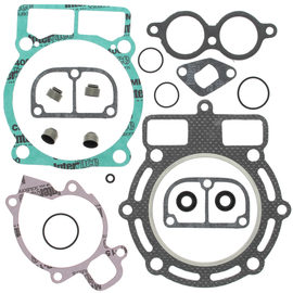 Vertex Top End Gaskets 681-0317, set of engine gaskets and seals, with detailed black gasket components on a neutral background.