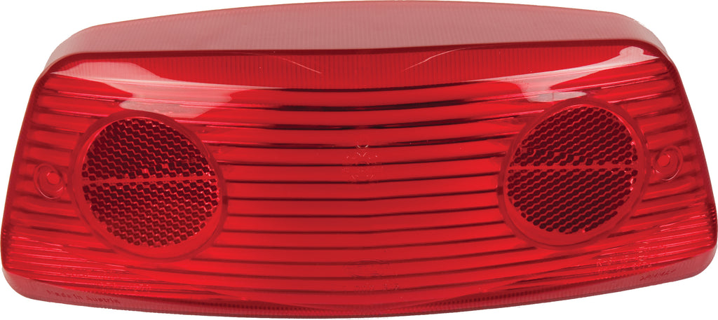 SP1 taillight lens for S-D 54-1046 illumination, showing clear plastic cover with mounting edges and reflective interior details.