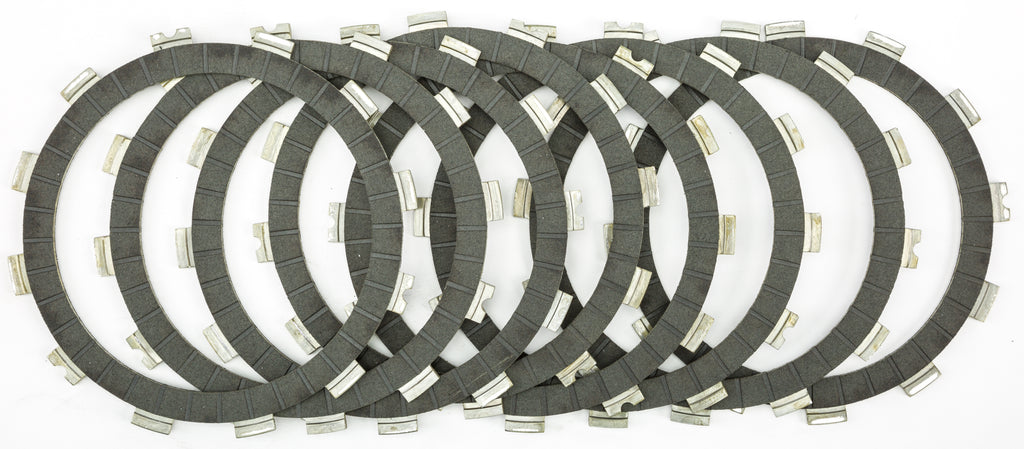 EBC Motorcycle Brakes carbon fiber clutch plate set CKF4514 with multiple clutch plates stacked and detailed surface texture.