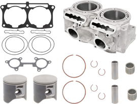 SP1 engine cylinder kit with polished components, part number 541-90209K, featuring detailed metal surfaces for engine repair or upgrade.