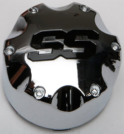 ITP SS Alloy Center Cap for 4/156 wheels, featuring the ITP brand logo and silver finish, designed for off-road vehicle wheels.