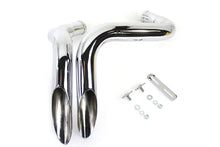 Charger l'image dans la galerie, LAF Straight Down Drag Pipe Set Chrome