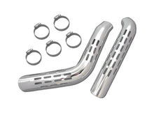 Charger l'image dans la galerie, Exhaust Heat Shield Set Perforated Style Chrome