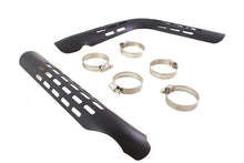Charger l'image dans la galerie, Exhaust Heat Shield Set Perforated Style Black