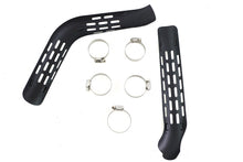 Charger l'image dans la galerie, Exhaust Heat Shield Set Perforated Style Black