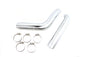 Ribbed Heat Shield Set Chrome
