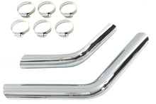 Charger l'image dans la galerie, Drag Exhaust Pipe Heat Shield Set Chrome