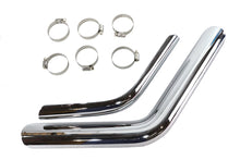 Charger l'image dans la galerie, Drag Exhaust Pipe Heat Shield Set Chrome