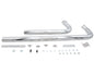 Factory Sample Exhaust Drag Pipe Set Chrome Shotgun Style