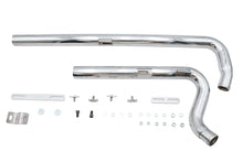 Load image into Gallery viewer, Factory Sample Exhaust Drag Pipe Set Chrome Shotgun Style
