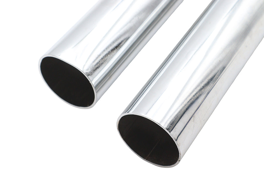 Factory Sample Exhaust Drag Pipe Set Chrome Shotgun Style