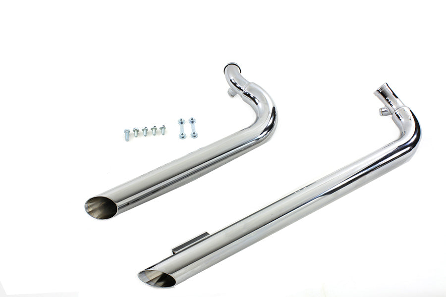 Factory Sample Viper Drag Pipe Set Chrome