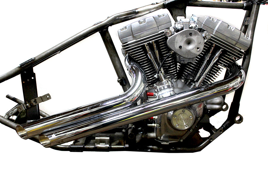 Factory Sample Viper Drag Pipe Set Chrome