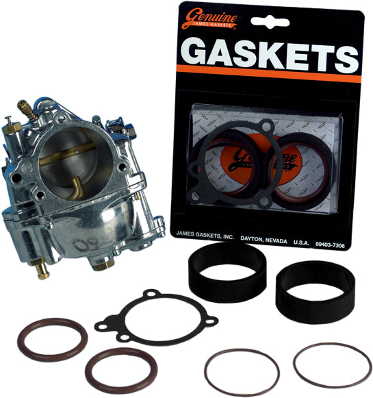 James Gasket S&S Carb Kit gasket set with seals and gaskets for motorcycle carburetor, part number 27002-66-Ss.