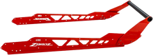 Load image into Gallery viewer, Red Z Broz Racing Lynx Shredder rear bumper for 4100 Series RC cars, featuring a sleek, durable design with prominent brand markings.