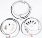 GALFER front and rear brake line for motorcycle, featuring durable braided hose and fittings for reliable braking performance.