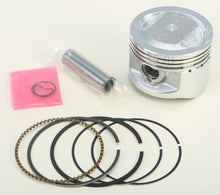Load image into Gallery viewer, BBR 120cc big bore piston kit for engine, showing metal piston components with precision-machined surfaces and branding.