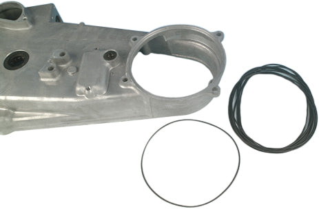Set of 10 James Gasket Innr Chn Cover to Motor gaskets for Big Twin motorcycle models, engine sealing parts.