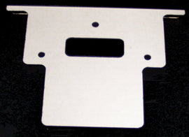 ModQuad taillight mount bracket with light mount, designed for off-road or motorcycle applications, shown on a white background.