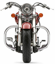 Chrome Cobra Fatty Freeway Bars body for Yamaha V-Star 1300 2007-2018 on a motorcycle frame.