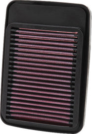 K&N Air Filter 766505 for vehicle engine, high-performance air filter with pleated cotton media and durable frame.