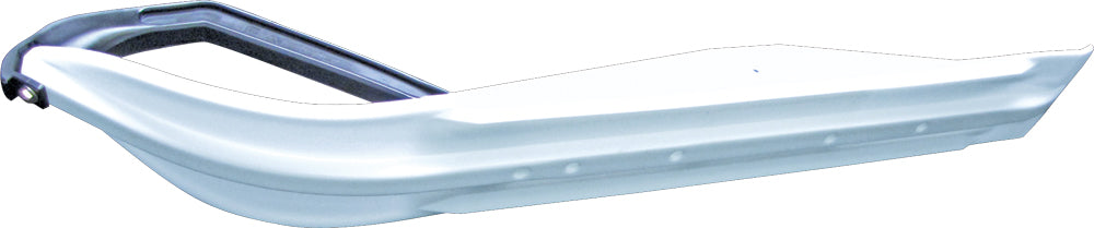 Pair of white C&A Pro Razor Pro skis with black bindings, size range 150-200, shown on a neutral background.