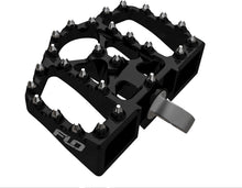 Load image into Gallery viewer, Flo Motorsports Mini Moto Boards HD black foot controls with textured surface for secure grip, designed for mini motocross bikes.