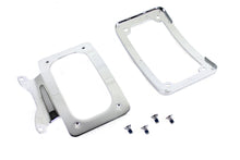 Charger l'image dans la galerie, Curved License Plate with Frame Chrome