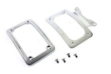 Charger l'image dans la galerie, Curved License Plate with Frame Chrome