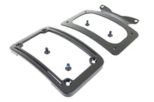 Charger l'image dans la galerie, Curved License Plate with Frame Black