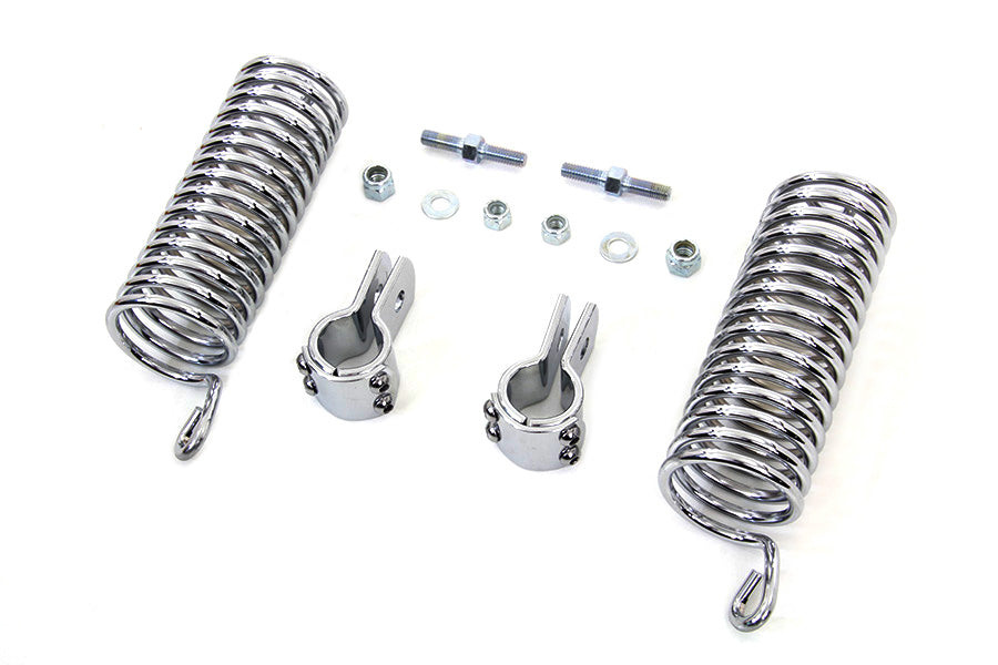Chrome 7 inch Seat Spring Kit