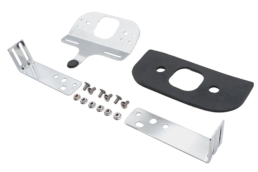 Tail Lamp Adjustable Bracket Chrome