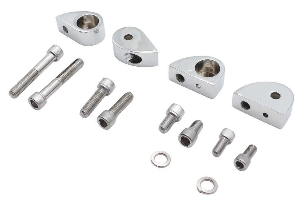 Chrome Bullet Lamp Mounting Kit