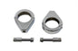 Chrome Turn Signal Clamp Kit 39mm Forks