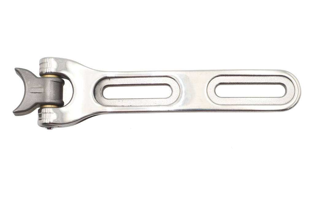 Solo Seat Nose Hinge Assembly Polished