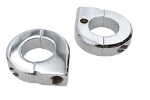 Load image into Gallery viewer, Chrome Universal Mount Clamp Set 1 inch